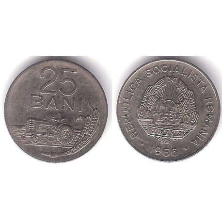 (94) Rumania. 1966. 25 Bani (MBC)