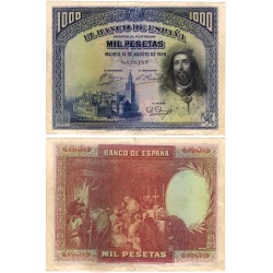 España. 1928. 1000 Pesetas (MBC) Sin Serie