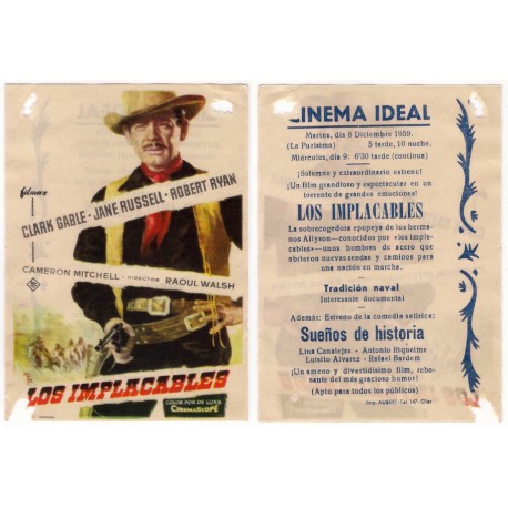 Los Implacables. 1959. Cinema Ideal