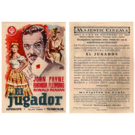 El Jugador. 1957. Majestic Cinema