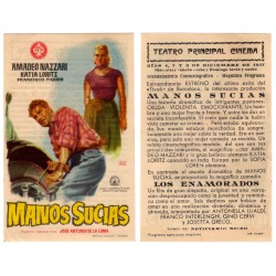 Manos Sucias. 1957. Teatro Principal Cinema