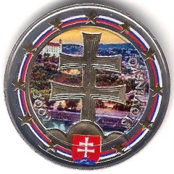 Eslovaquia. 2009. 2 Euro (SC) Coloreada