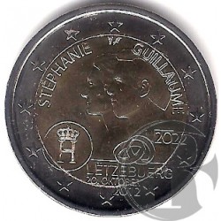 Luxemburgo. 2022. 2 Euro (SC) Matrimonio Estefanía y Guillermo