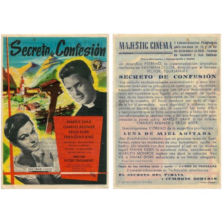 Secreto de Confesión. 1958. Majestic Cinema