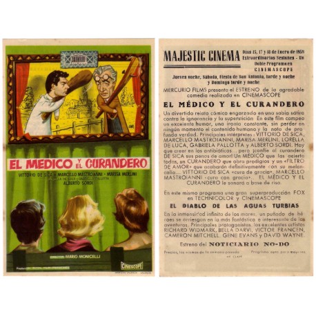 El Médico y el Curandero. 1959. Majestic Cinema