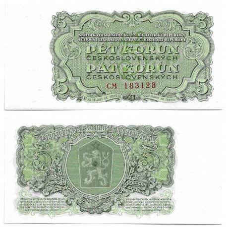 (82a) Checoslovaquia. 1961. 5 Korun (SC)