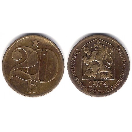 (74) Checoslovaquia. 1974. 20 Haleru (MBC)