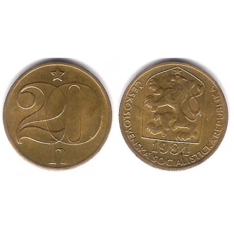 (74) Checoslovaquia. 1984. 20 Haleru (SC)