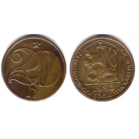 (74) Checoslovaquia. 1983. 20 Haleru (EBC)