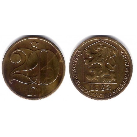 (74) Checoslovaquia. 1982. 20 Haleru (EBC)