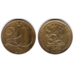(74) Checoslovaquia. 1981. 20 Haleru (MBC+)