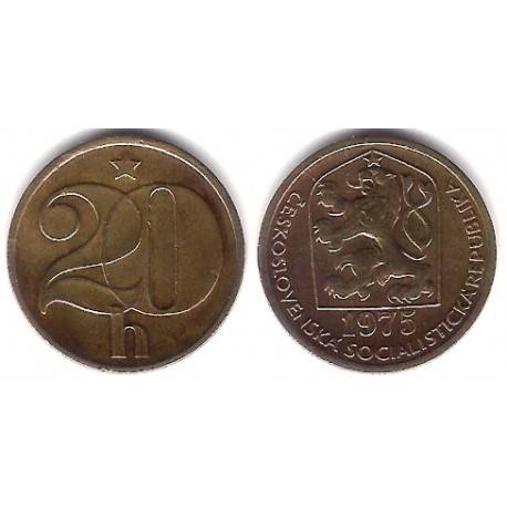 (74) Checoslovaquia. 1975. 20 Haleru (MBC)