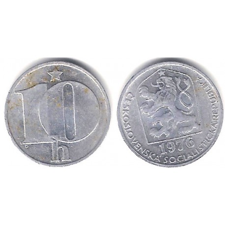 (80) Checoslovaquia. 1976. 10 Haleru (MBC-)