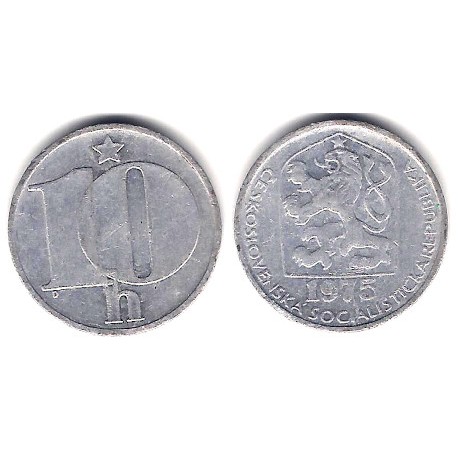 (80) Checoslovaquia. 1975. 10 Haleru (MBC-)