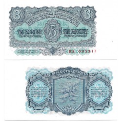 (79a) Checoslovaquia. 1953. 3 Korun (SC)