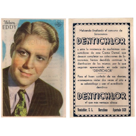 Nelson Eddy. Publicitario