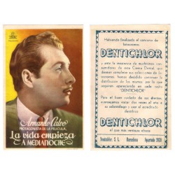 Alrmando Calvo. La vida que empieza a medianoche. Publicitario
