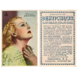 Francesca Bertini. Publicitario