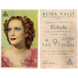 Alida Valli. Publicitario
