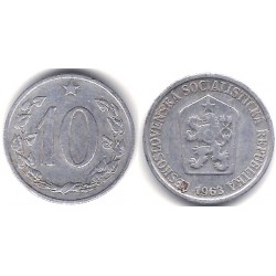 (49.1) Checoslovaquia. 1963. 10 Haleru (MBC)