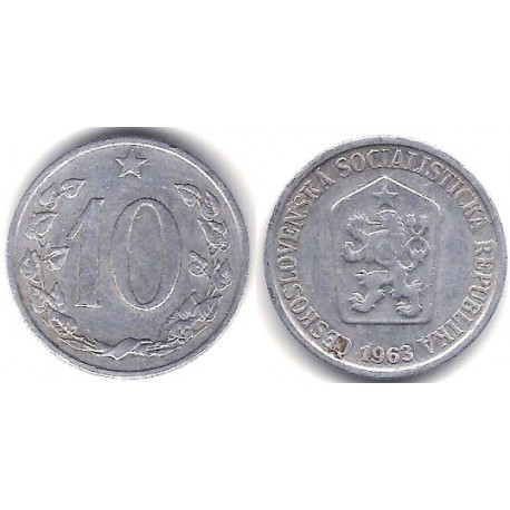 (49.1) Checoslovaquia. 1963. 10 Haleru (MBC)