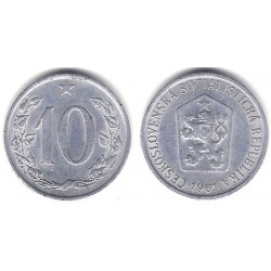(49.1) Checoslovaquia. 1961. 10 Haleru (MBC)