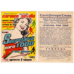 Secretaria para todo. 1960. Teatro Principal Cinema