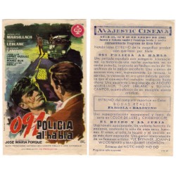 091 Policia al habla. 1961. Majestic Cinema