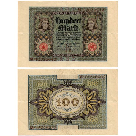 (69b) Imperio Alemán (Weimar). 1920. 100 Mark (EBC)