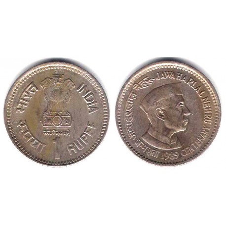 (83.1) India. 1989. 1 Rupee (MBC+)
