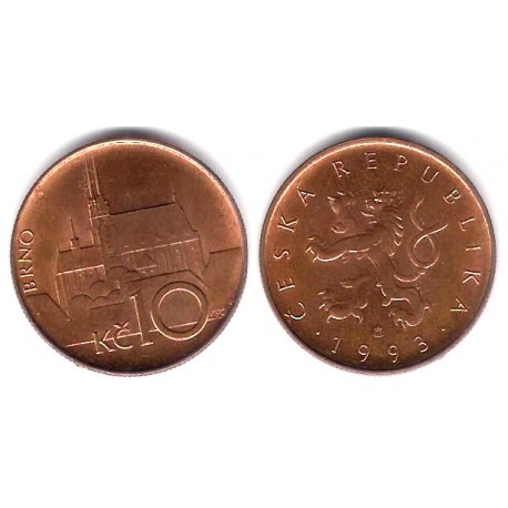 (4) República Checa. 1993. 10 Korun (MBC)