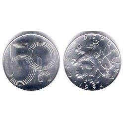(3.1) República Checa. 1994. 50 Haleru (SC)