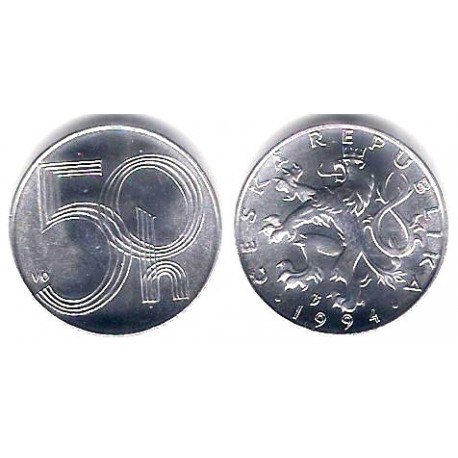 (3.1) República Checa. 1994. 50 Haleru (SC)