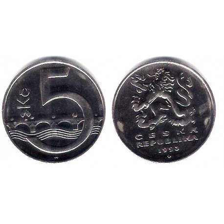 (8) República Checa. 1993. 5 Korun (SC)