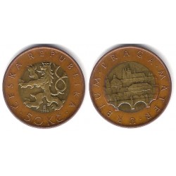 (1) República Checa. 1993. 50 Korun (SC)
