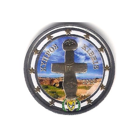 Chipre. 2022. 2 Euro (SC) Coloreada
