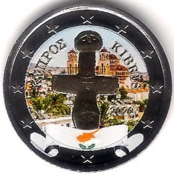 Chipre. 2022. 2 Euro (SC) Coloreada