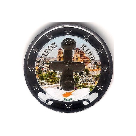 Chipre. 2022. 2 Euro (SC) Coloreada