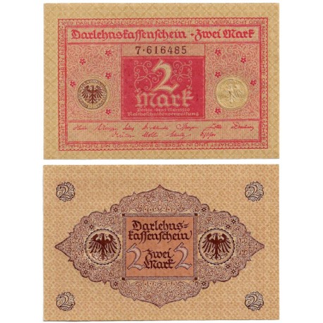 (59) Imperio Alemán (Weimar). 1920. 2 Mark (SC)