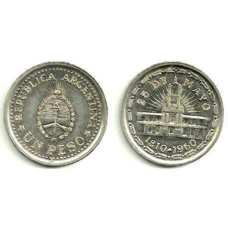 (58) Argentina. 1960. 1 Peso (MBC)