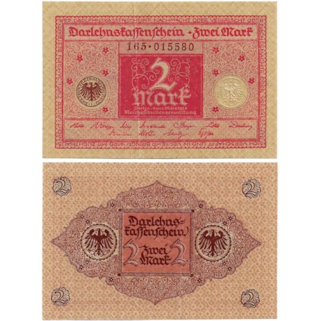 (59) Imperio Alemán (Weimar). 1920. 2 Mark (EBC)