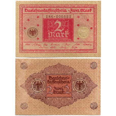 (59) Imperio Alemán (Weimar). 1920. 2 Mark (EBC+)