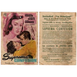 Suprema Confesión. 1959. Sociedad La Principal