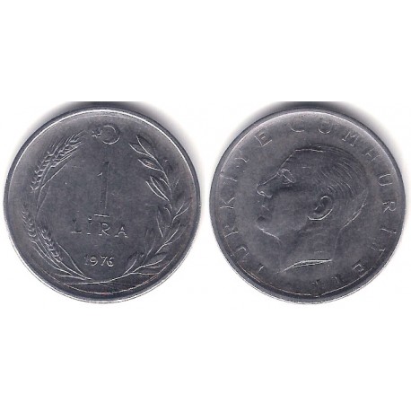 (889) Turquía. 1976. 1 Lira (MBC)