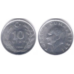 (964) Turquía. 1988. 10 Lira (SC)