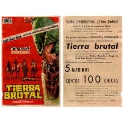 Tierra Brutal. 1963. Cine Principal, Cine Bolet
