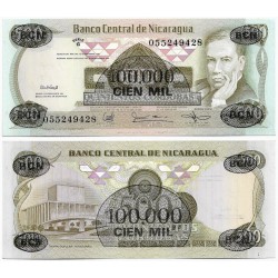 (149) Nicaragua. 1987. 100000 Cordobas (SC)