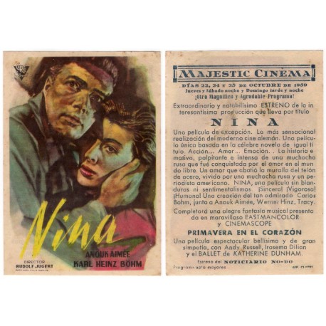 Nina. 1959. Majestic Cinema