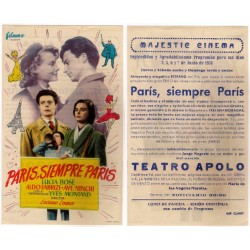 París, siempre París. 1954. Majestic Cinema