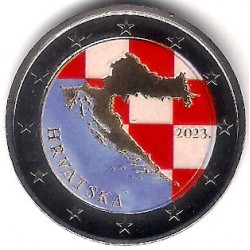 Croacia. 2023. 2 Euro (SC) Coloreada
